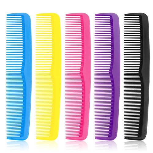 200pcs Plastic Colorful Combs in Bulk, Individually Wrapped, Double Tooth Hair Pocket Comb, for Homeless, Charity, Hotel, Travel, Airbnb, Home, Shelter