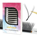 COZBIRD 3d yy Lashes yyy Eyelash Extensions Supplies Premade Fans (Triple y Lash) 6D Volume Faux Mink 0.07mm C curl 12mm