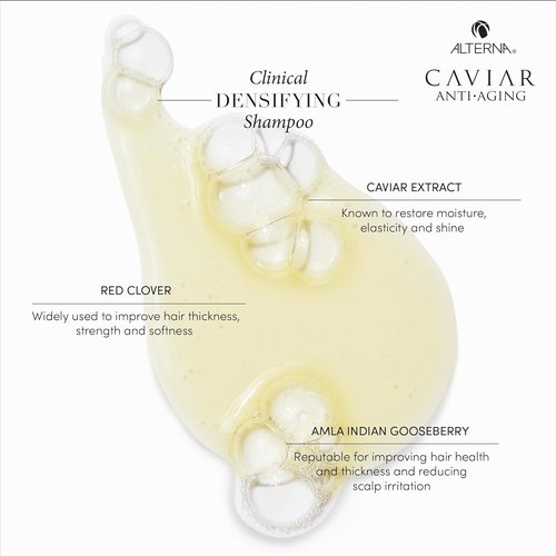 CAVIAR Anti-Aging Clinical Densifying Shampoo - Thickens Fine, Thinning Hair | Sulfate-Free Formula