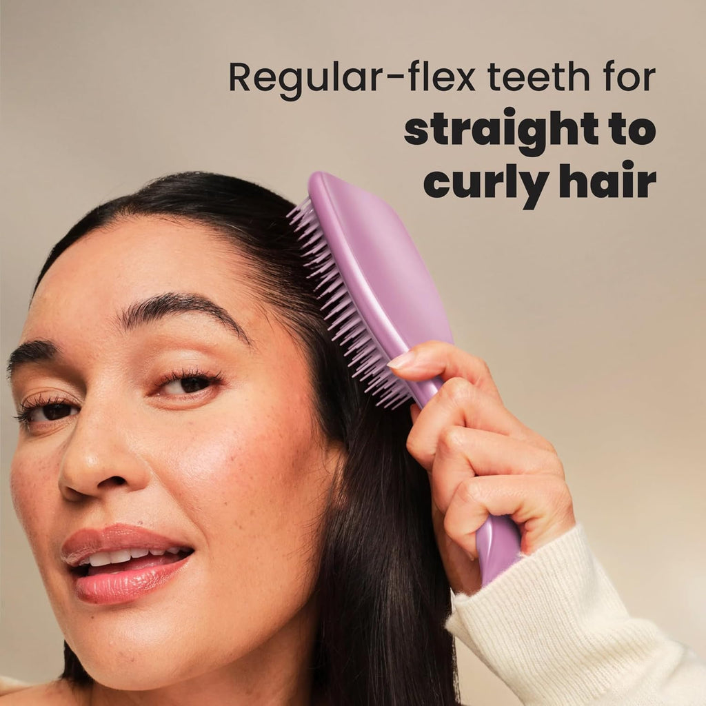 Tangle Teezer Chrome Ultimate Detangler Brush - Eliminates Knots & Reduces Breakage for All Hair Types | Mauve