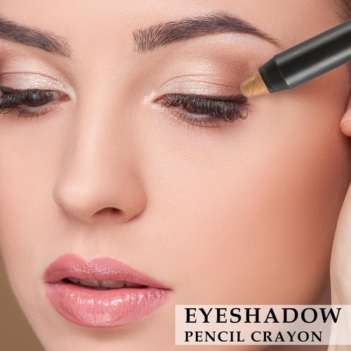 Profusion Cosmetics Waterproof Creamy Eyeshadow Stick - Long-Lasting Shimmer Finish, Vegan & Cruelty-Free, Glimmer