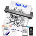 Tattoo Stencil Printer Machine,2026 Upgraded Portable Thermal Wireless Bluetooth Printer for Tattoo Beginners&Artists,withTransfer Paper and Thermal Paper,Compatible with Phone&PC (Grey)