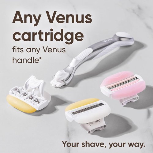 Gillette Venus ComfortGlide Women's Razor Blade Refills - White Tea & Olay, 6 Count Total