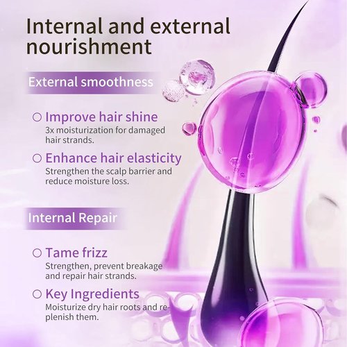 Skiennix Instant Smoothing Leave-In Conditioner - Hydrating, Frizz-Reducing Formula for Damaged Hair