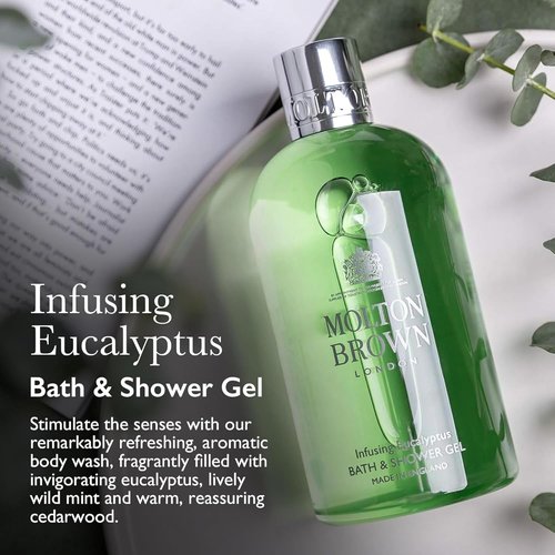 Molton Brown Eucalyptus Body Wash - Refreshing 10 fl. oz. Cleanser for Invigorating Skin