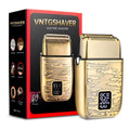 VNTGSHAVER Mens Foil Shavers, Beard Trimmers for Men Professional,Electric Shavers for Men, Mustache Trimmer Face Shaver, Wet/Dry Beard Shaver, 3 Peeds Electric Razor for Face (Bright Bronze)
