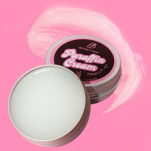 BPrettier Cold Paraffin Wax Cream for Hands and Feet, Shea Butter Cuticle Balm, Vanila Scent Home Spa, No-Heat Moisturizing Mask