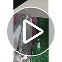 Wicked Iridescent Pink and Green Glitter Holographic Tablecloths - 2 Pack