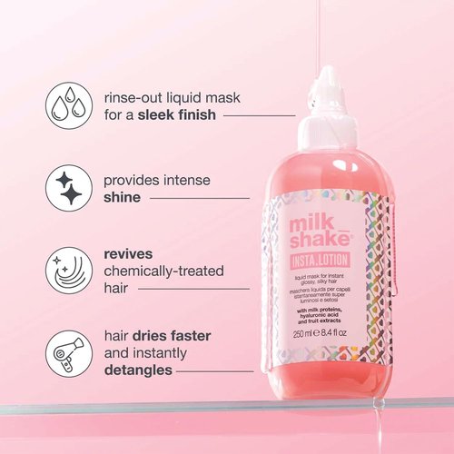 Milk_Shake Insta Lotion - Rinse-Out Liquid Mask for Deep Hydration | 8.5 oz
