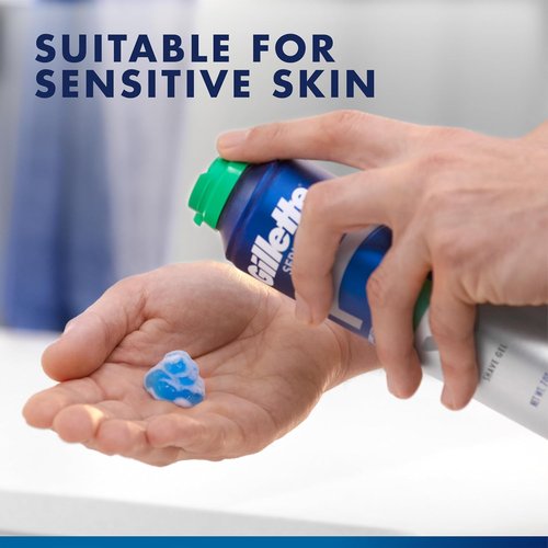 Gillette Series Soothing Shaving Gel - Protects Against Irritation with Aloe Vera | 2.5 oz for Sensitive Skin