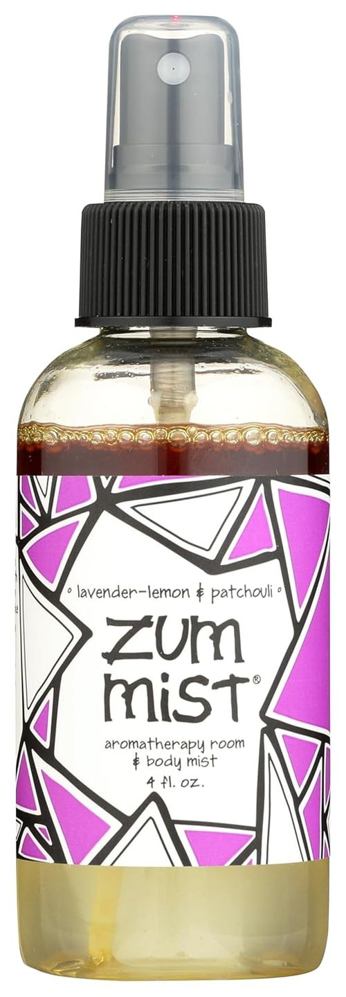 Indigo Wild Zum Mist Aromatherapy Spray - Lavender-Lemon & Patchouli | 4 Fl Oz for Relaxation
