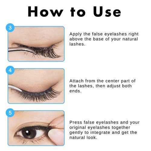 D-UP Lash Glue for False Lashes & Lash Clusters, Quick-Setting Eyelash Adhesive for Beginners, Strong Hold Strip Lash Glue, Seamless Finish, Made in Japan, 502 Clear