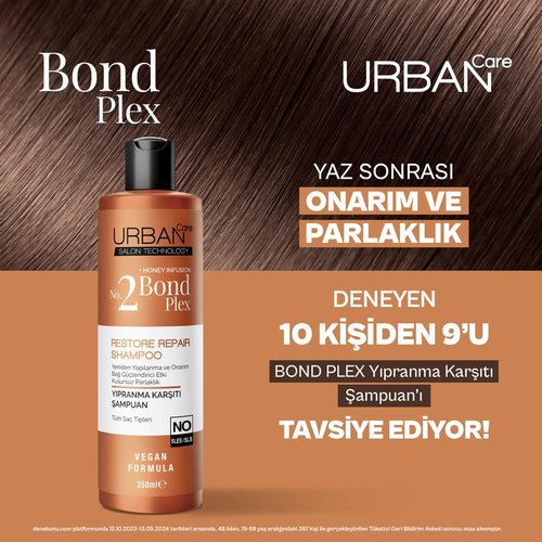 Urban Care Bond Plex No.2 Shampoo - Restore & Repair Formula | 350ml / 11.8fl.oz