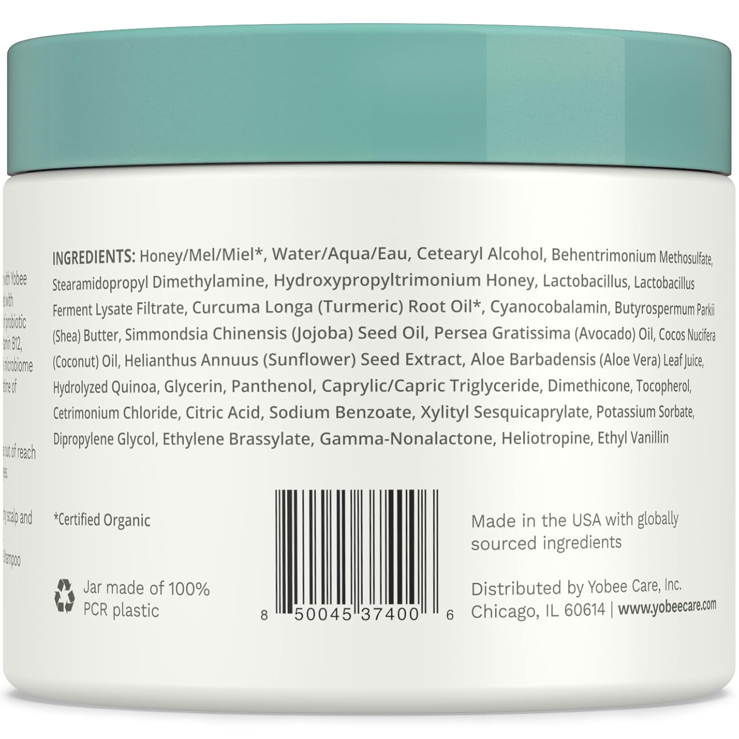 Yobee Restorative Scalp Mask - Probiotic Hair Treatment for Dry, Itchy Scalp - 4 fl oz