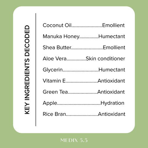 Medix 5.5 Brightening Vitamin C Cream + Coconut Oil Moisturizer Skin Care Set | Body Cream & Face Lotion Bundle | Firming Body Lotion Set For Women, Crepey Skin Treatment, Wrinkles, Cellulite, 2PC