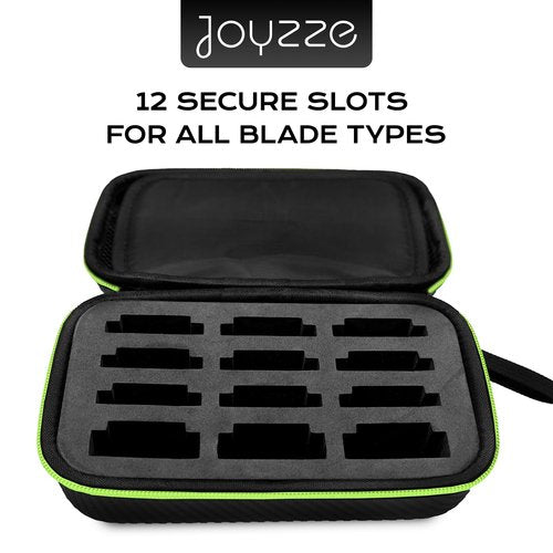 JOYZZE Blades Storage Case, Organize and Protect Your 12 Blades with this Convenient Storage Solution, Grooming Clipper Blade Case Holder Organizer