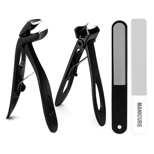 Heavy Duty Toenail Clippers for Thick Toenails - Ergonomically Designed for Seniors & Diabetics with Easy-Grip Handle, Professional Grade Toenail Clipper for Elderly Men Women