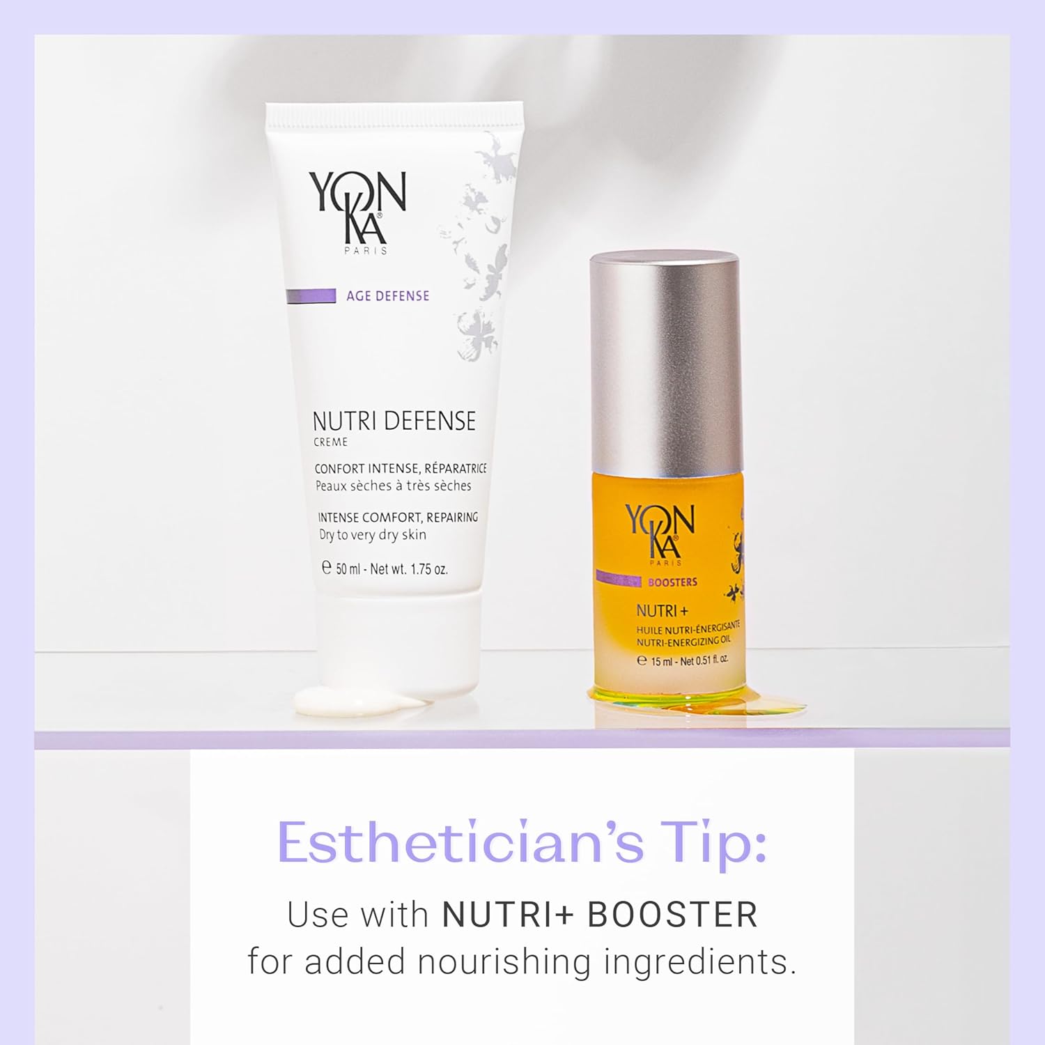 Yonka Nutri-Defense Creme - Nourishing Facial Moisturizer with Shea Butter & Probiotics | For Dry, Sensitive Skin