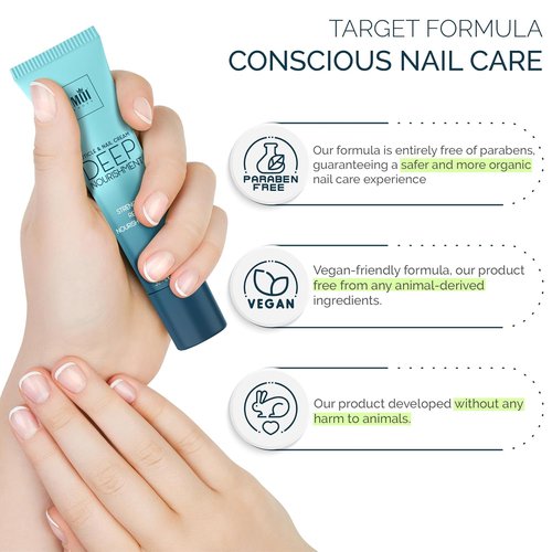 Regine Switzerland Cuticle & Nail Cream Treatment - Deep Nourishing Daily Repair with Organic Shea Butter & Jojoba Oil - Hydrating & Strengthening (1 Fl Oz)