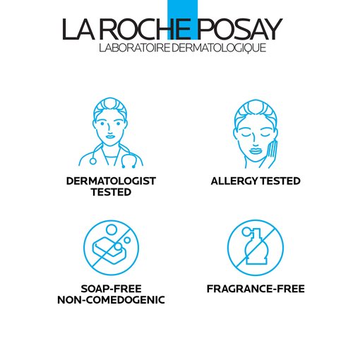 La Roche-Posay Effaclar Purifying Foaming Gel Cleanser for Oily Skin, With Zinc Pidolate To Remove Excess Oil & Shine, Alcohol Free & Oil Free, Sensitive Skin Tested
