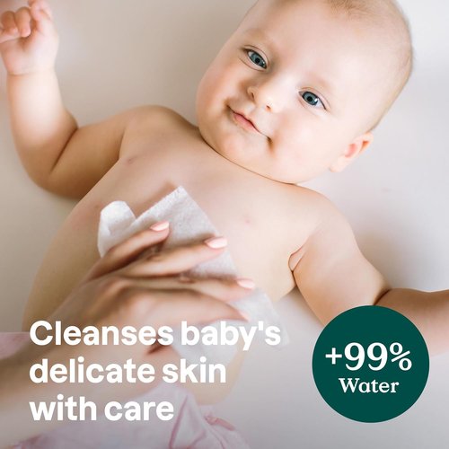 ATTITUDE Baby Water Wipes - EWG Verified, Unscented & Fragrance-Free, Gentle for Newborns | 72 Count (Pack of 3)
