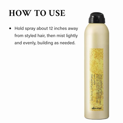 Davines Perfecting Hairspray - Medium Hold with Invisible Finish | Ultra-Fine Mist, 10.14 Fl Oz