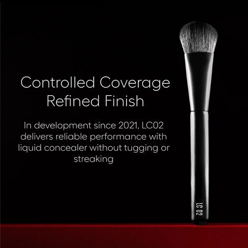 rephr LC 02 Complexion Brush, Synthetic Bristles, Liquid/Cream Contour & Bronzer Application