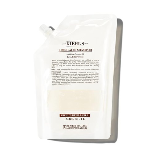 Kiehl's Amino Acid Shampoo - Strengthening Formula with Coconut Oil | Paraben-Free, All Hair Types