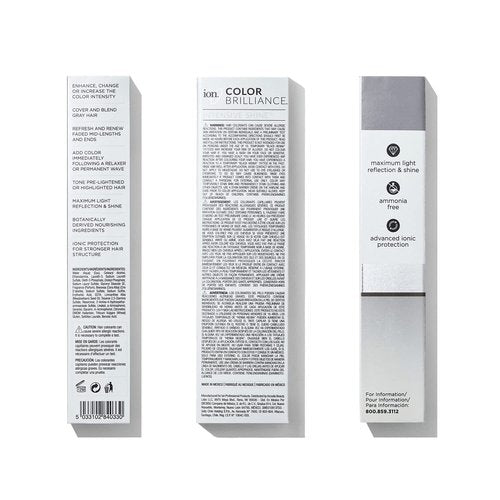 Ion Chrome Demi Permanent Hair Color - Vibrant Chrome Shade for Long-Lasting Color