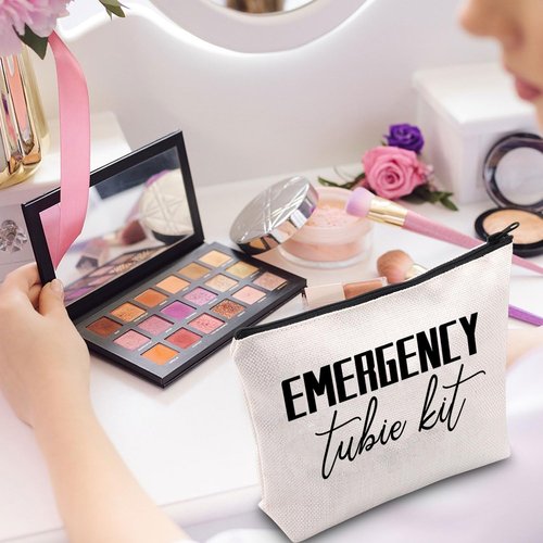 Gtube Supply Bag Emergency Tubie Kit Emergency G-Tube Supplies Gtube Gift Feeding Tube Awareness Cosmetic Bag (EMERGENCY tubie kit)