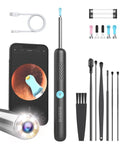 BEBIRD R1 Wax Removal Tool for Ear - Spade Ear Canal Cleaner with Camera 1080P Earscope, Wax Remove Ear Picker with Vari Replacement Tips, Camera with 6LED Light for Ear/Nose/Throat Examination, Blue