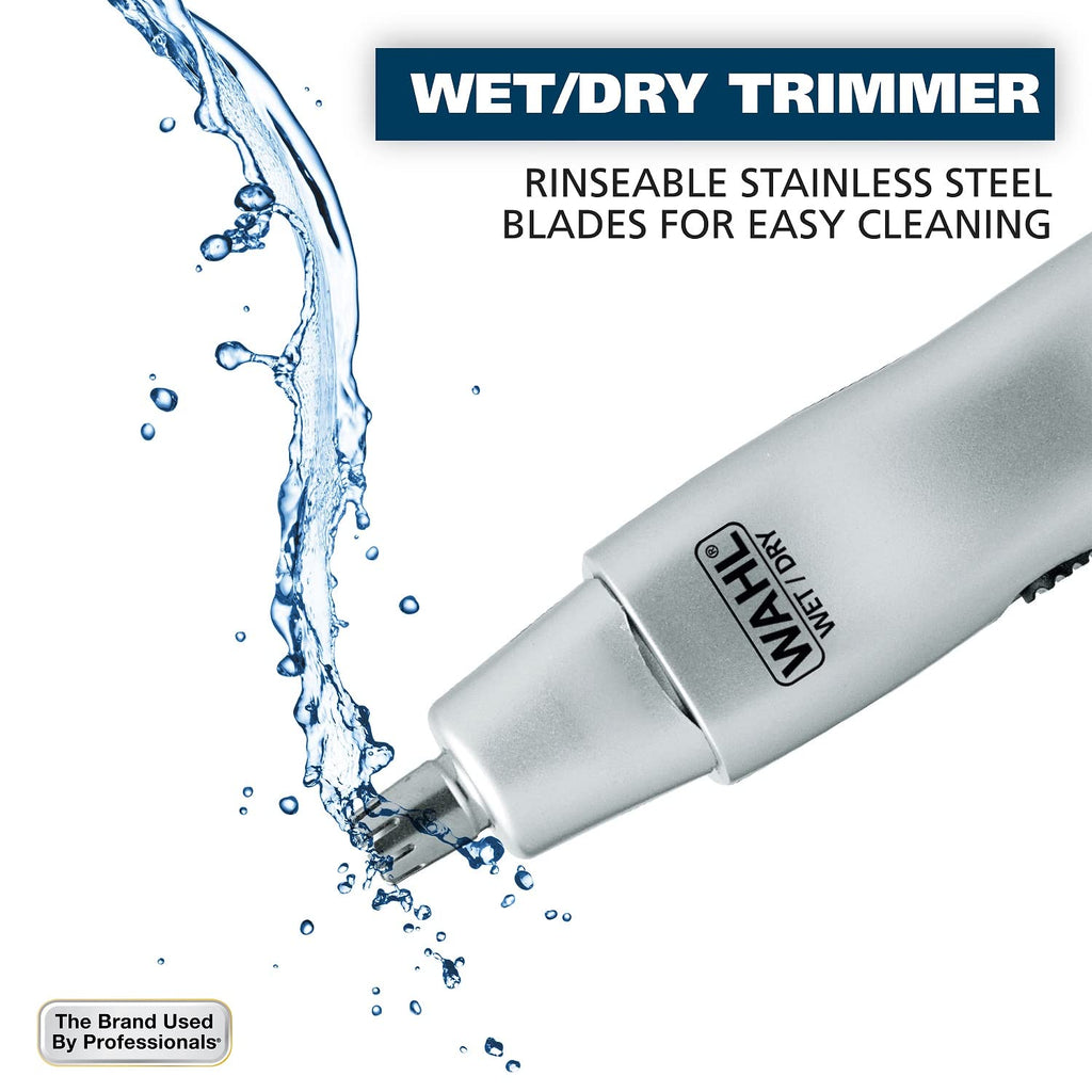 Wahl Men's Nose Hair Trimmer - Precision Detail Trimming for Eyebrows, Neckline, Nose & Ears | Model 5545-400