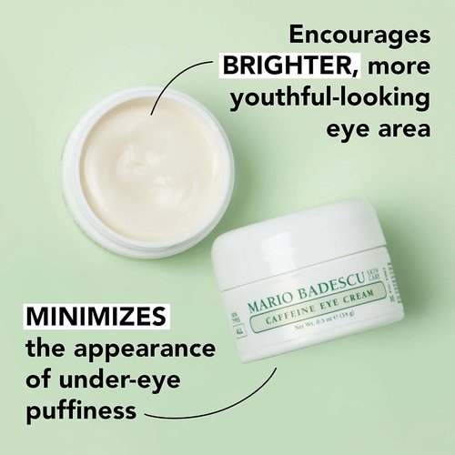 Mario Badescu Eye Cream - Hydrating Treatment for Dark Circles & Puffiness | Anti-Aging Formula with Hyaluronic Acid & Caffeine