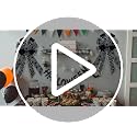 Lakiyfye 4 Pack Black Christmas Bows for Tree & Fireplace Decoration