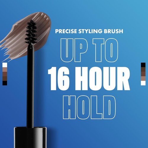 NYX Professional Makeup Eyebrow Gel - Extreme Hold Brow Glue in Clear for Flawless Brows