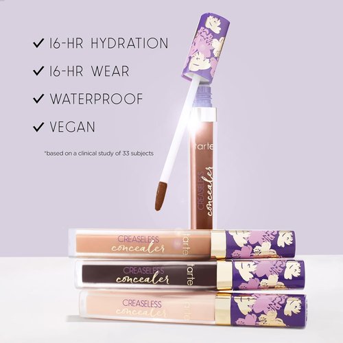 Tarte Maracuja Creaseless Full-Coverage Concealer - Waterproof Longwear with Vitamin C for Dark Circles & Blemishes, Vegan & Cruelty-Free