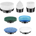 Yesayce 8pcs Electric Spin Scrubber Replacement Brush Heads, Extra Brushes Kit for Bathroom Floor Tile, Bathtub, Glass, Car, Kitchen Cleaning