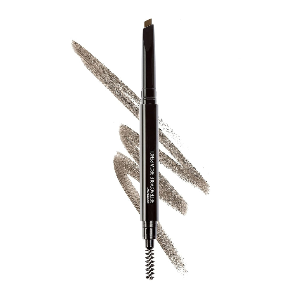 Wet n Wild Ultimate Eyebrow Retractable Definer Pencil - Ash Brown | Dual-Sided Brush & Fine Tip for Perfectly Defined Brows