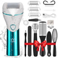 Electric Feet Callus Remover Foot File Electric Callus Remover Feet Portable Professional Pedi Feet Care for Dead Skin Callous Remover Tool 2 Speed Waterproof Pedicure Foot File Kit 5688Blue