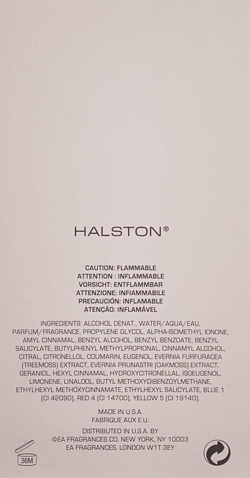 HALSTON Cologne Spray for Women - 3.4 oz | Elegant Fragrance for All Occasions