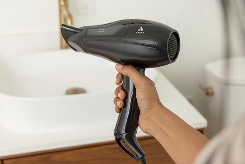 Andis 84030 Pro Dry Elite 1875 Watt Multi-Setting Tourmaline Ionic Styling Hair Dryer, 3 Heat and 2 Speed Settings, Styling Attachment, Extra-Long 8-Foot Cord, Black