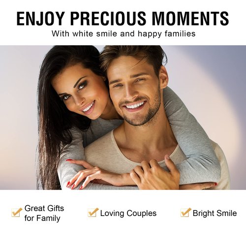 Teeth Whitening Strips 14 Treatments - Whitening Strips, Fast Remove Smoking, Coffee, Wine Stains, Teeth Whitening Kit Pack of 28 Non-Slip Strips