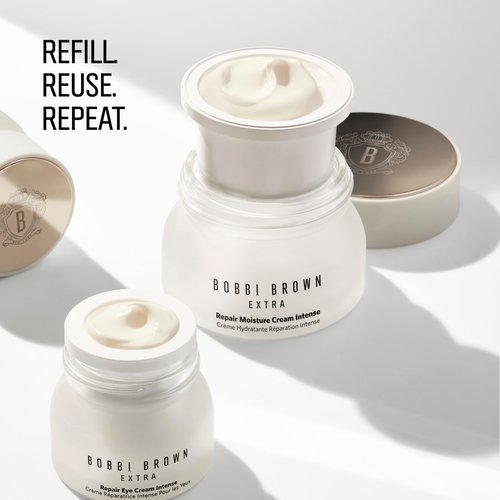 Bobbi Brown Extra Repair Eye Cream Intense | Replenish, Depuff, & Brighten | Under Eye Cream with Argireline Peptide, Hyaluronic Acid, & Glycerin, 0.5 Fl Oz
