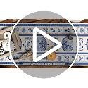 Artoid Mode 13x108 Inch Fall Table Runner Blue for Home & Party Decor