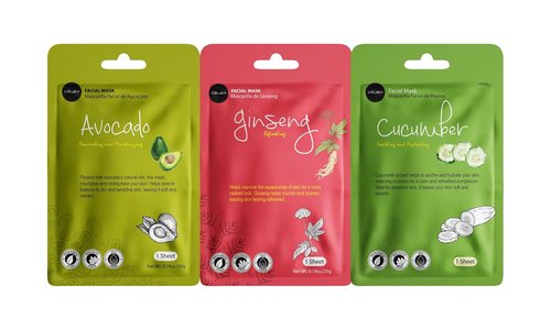 Celavi Essence Facial Sheet Masks - Authentic Korean Moisturizing Skincare Variety Set | 12 Count (Pack of 2)