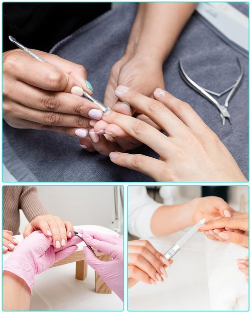 BLATOWN 7pc Ingrown Toenail Remover Pedicure Tools Kit, Nail Clippers, File and Lifters Set for In Grown nails Removal, Professional Surgical Stainless Ingrown Toenail Tool Under Nail Cleaner