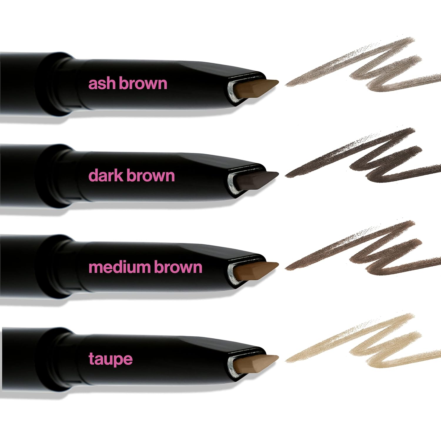 Wet n Wild Ultimate Eyebrow Retractable Definer Pencil - Ash Brown | Dual-Sided Brush & Fine Tip for Perfectly Defined Brows