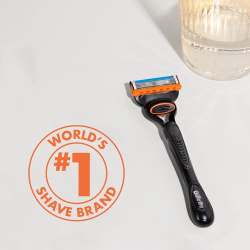 Gillette Fusion5 Razor Refills for Men, 4 Razor Blade Refills