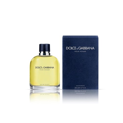Dolce&Gabbana Pour Homme Eau De Toilette for Men - 200 ml | 6.7 fl. oz Fragrance