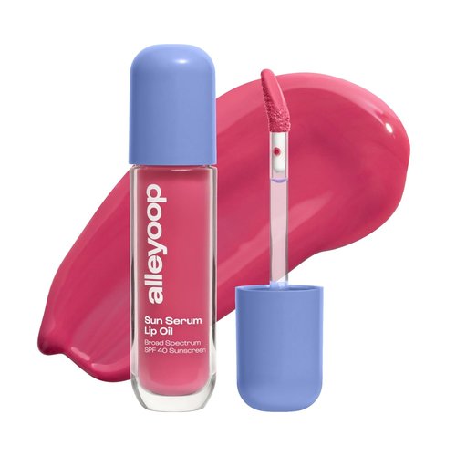 Alleyoop Sun Serum Lip Oil SPF 40 - Hydrating Tinted Lip Oil with Sunscreen for Smooth, Cracked Lips | Vegan, Travel-Friendly Whirlwind